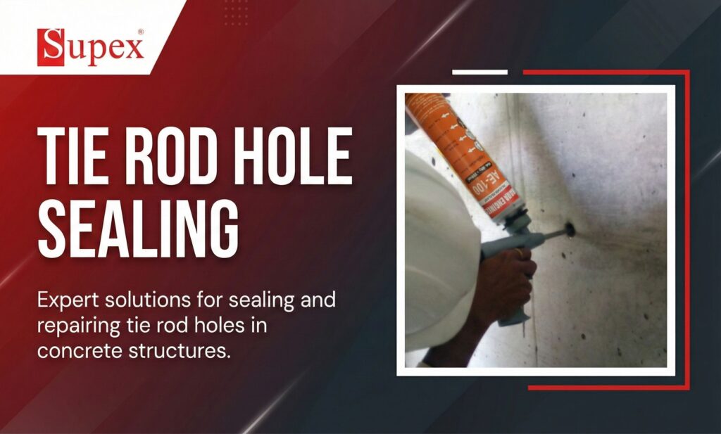 tie rod hole filling
